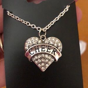 Silver cheer 📣 necklace